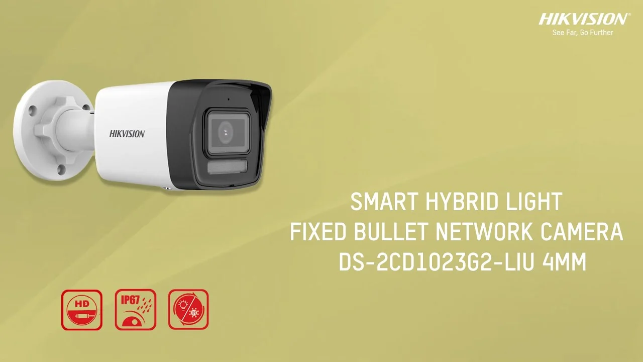 DS-2CD1063G2-LIU(2.8mm)(O-STD) CAMERA 6MP HYBRID-LIGHT+AUDIOBULLET//41 HIKVISION – Image 1