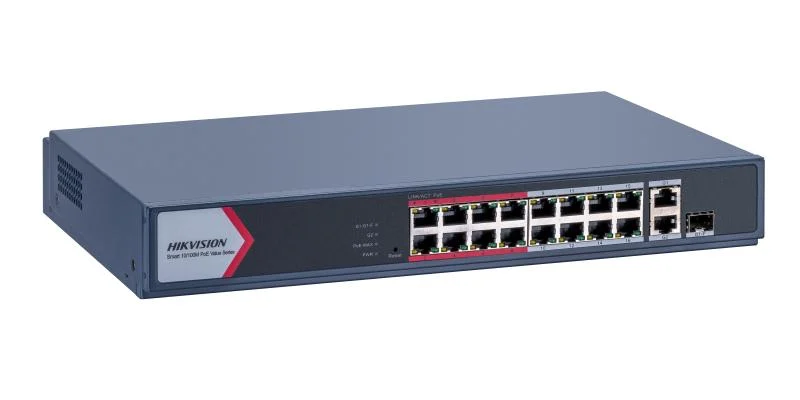 DS-3E1318P-EI_M SWITCH 18 PORTS 10/100MB POE HIKVISION – Image 1