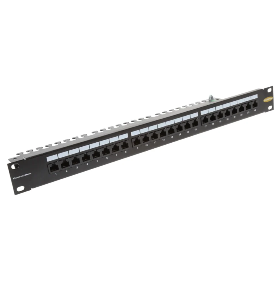 MP6PL24201UA PANNAUX BRASSAGE 24 CAT 6 UTP CABLE SOLUTION – Image 1